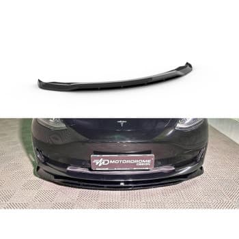 Becquet avant V.2 pour Tesla Model 3 2017-2023 (ABS noir brillant)