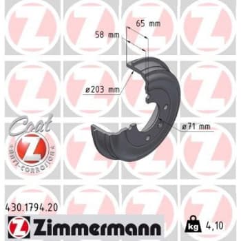 Tambour de frein COAT Z
