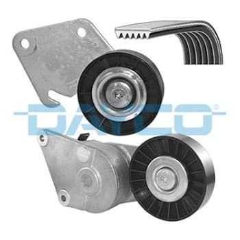 Jeu de courroies trapézoïdales poly-V