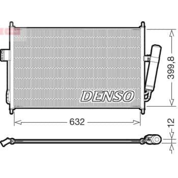 Condenseur, climatisation DCN99084 Denso