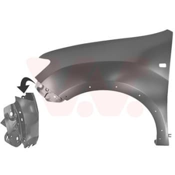 GARDE-BOUE AVANT GAUCHE 1509655 Van Wezel