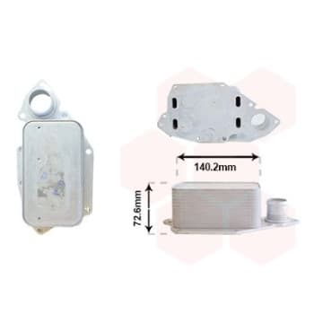 REFROIDISSEUR D'HUILE POUR MOTEUR 43013714 International Radiators