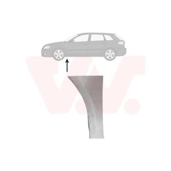 PARTIE INFÉRIEURE DU GARDE-BOUE L 5856155 Van Wezel