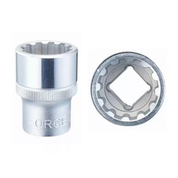 Douille Force 3/8", multidents 17 mm