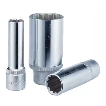 Douille Force 3/8", 12 pans long 1/2"