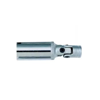 Douille à bougie magnétique Force 3/8", avec rotule 14 mm