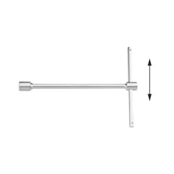 Clé à douille Allen Force à poignée en T réglable : 15 mm