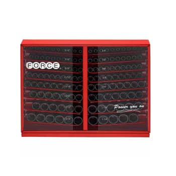 Jeu de douilles à chocs Force 1/2" à 6 pans longs SAE 133 pièces