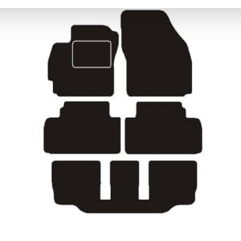 Tapis de voiture adaptés à Mazda 5 7 places 2005 - 2010