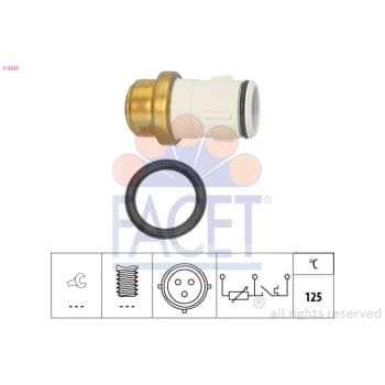 Sonde de température, liquide de refroidissement Made in Italy - OE Equivalent 7.3533 Facet