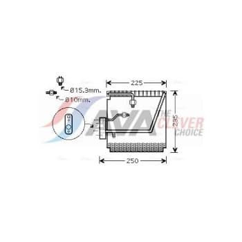Evaporateur climatisation