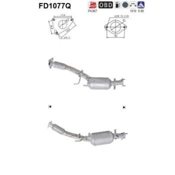 Filtre à particules FD1077Q AS