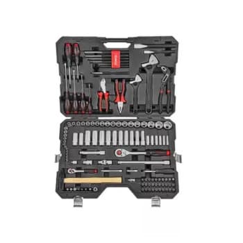 Jeu de douilles combinées Force 1/4" et 1/2" 118 pièces