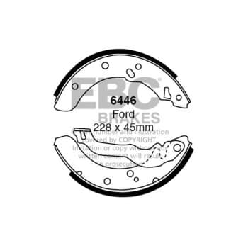 jeu de mâchoires de frein