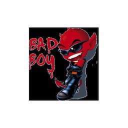 Autocollant Bad Boy - 12x11cm