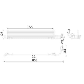 Refroidisseur d'huile, transmission automatique