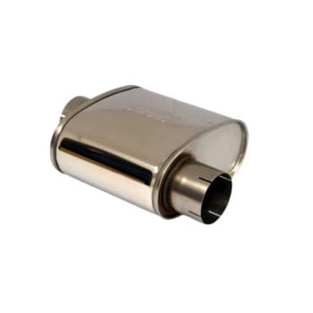 Silencieux ovale en acier inoxydable