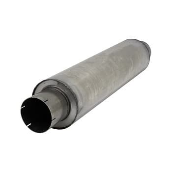 Silencieux rond en acier inoxydable