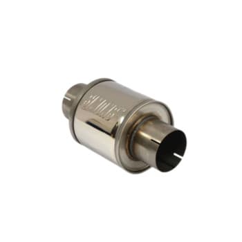 silencieux rond en acier inoxydable