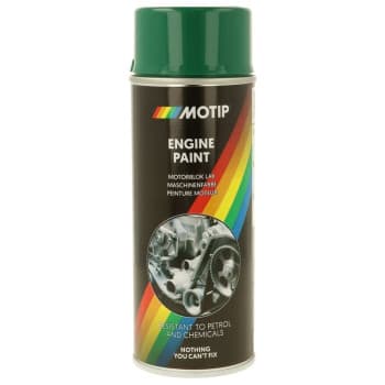 Peinture bloc moteur Motip résistante à la chaleur Vert Penta 400 ml