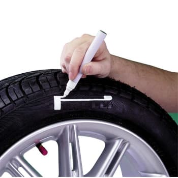 AutoStyle Tire Pin Blanc