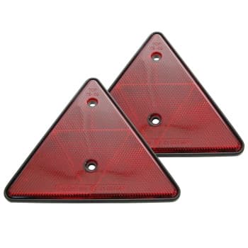 Carpoint Triangle réflecteur Rouge 2 pièces