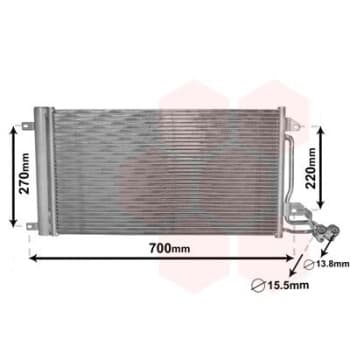 Condenseur, climatisation 49005038 International Radiators