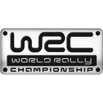 Emblème/Logo en Aluminium - WRC - 5,5x2,5cm