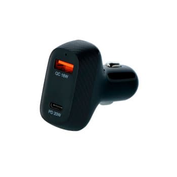 Carpoint 12/24V Duo Chargeur Rapide Voiture 20W USB-C + 18W USB 3.0