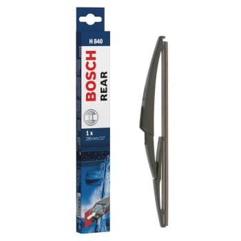 Essuie-glace arrière Bosch H840 - Longueur : 290 mm - Balai d&#39;essuie-glace arrière