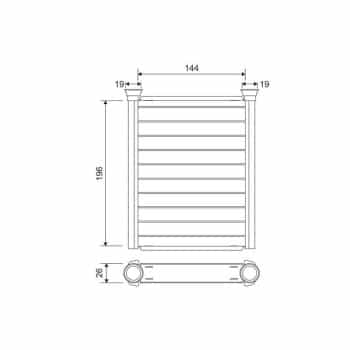 Radiateur de chauffage, chauffage intérieur